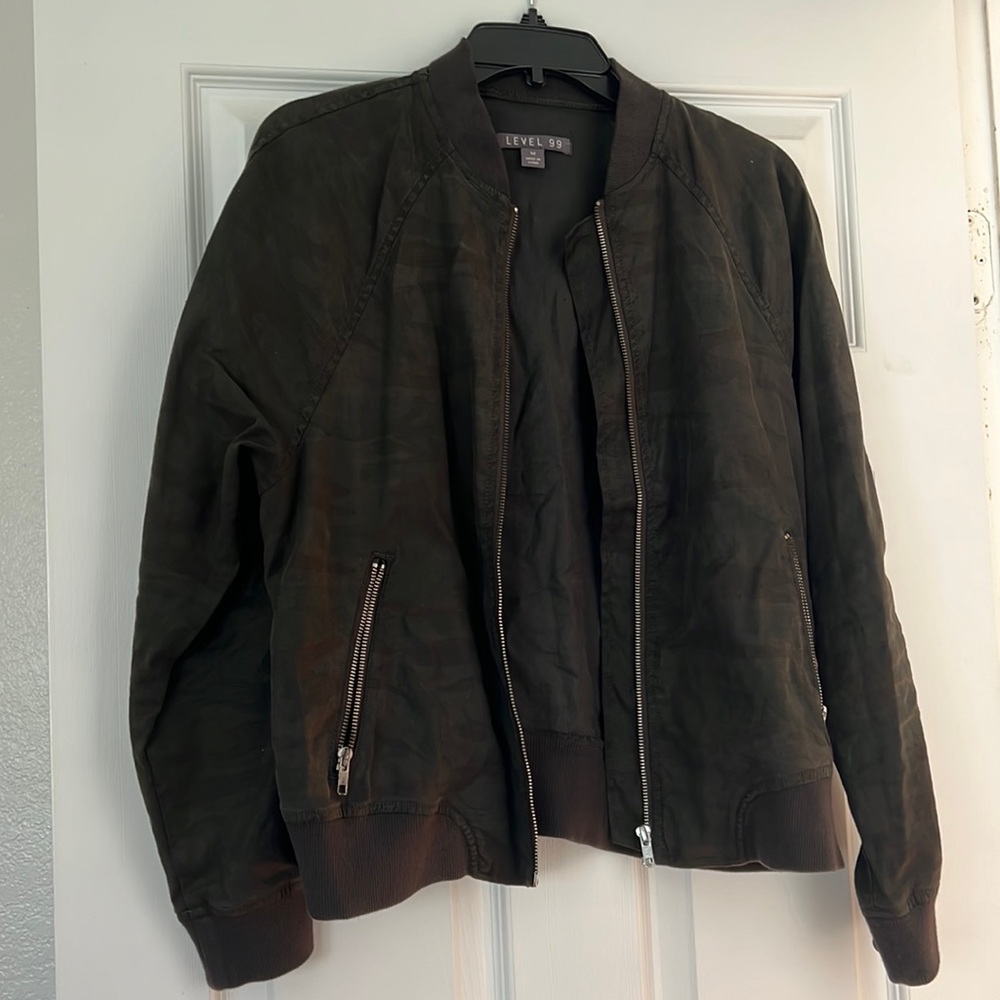 Level 99 Camo Zip Up